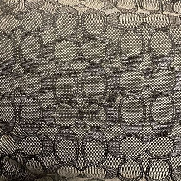 Coach Black Signature Print Shoulder Bag - Picture 5 of 12